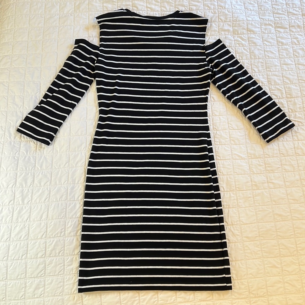 French Connection striped mini dress
